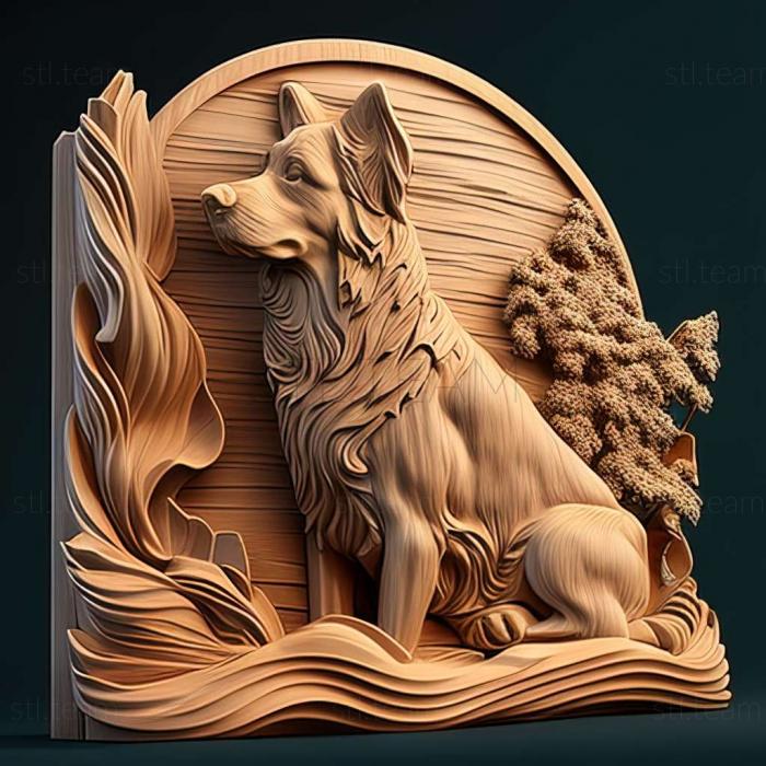 3D model The Kunming Shepherd dog (STL)